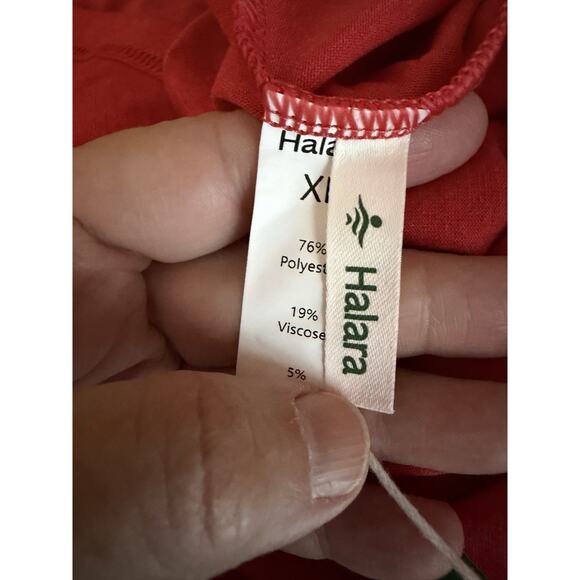 NEW Halara V Neck Tie Back Ruched Maxi Slip Dress Size XL Casual Comfort Resort - Picture 11 of 14